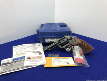 2015 Smith Wesson 48-7 .22 WMR Blue *GORGEOUS WALNUT MAGNA STYLE GRIPS*