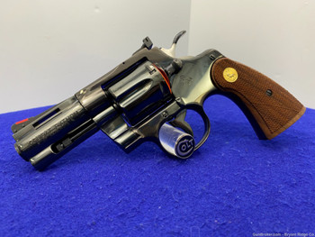 1988 Colt Combat Python .357 Mag *RARE 3" COMBAT LEW HORTON EDITION*