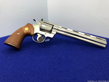 Colt Python Target .38 Spl Nickel 8" *ULTRA RARE ONE OF ONLY 251 EVER MADE*