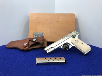 1921 Colt M1903 Pocket Hammerless .32 Automatic *STUNNING NICKEL FINISH*