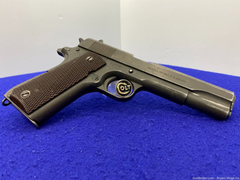 1918 Colt 1911 US Army .45 ACP Blue *AWESOME EARLY COLT MODEL OF 1911A1*