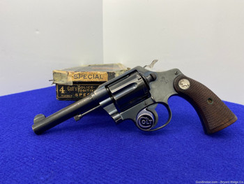 Colt Police Positive .38Spl Blue 4" *ABSOLUTELY AMAZING SECOND ISSUE MODEL*