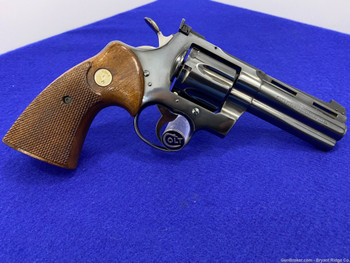 1969 Colt Python .357 Mag Royal Blue 4" *DESIRABLE MAG-NA-PORTED BARREL*