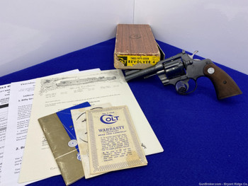 1961 Colt 357 -Three Five Seven- 4" *LAST YEAR OF PRODUCTION MODEL*