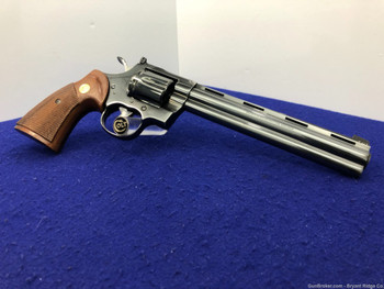 1981 Colt Python .357Mag Blue 8" *STUNNING LEGENDARY SNAKE SERIES REVOLVER*