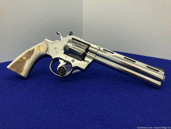 1982 Colt Python *ULTRA RARE 1st YEAR MODEL* Gorgeous Bright Stainless