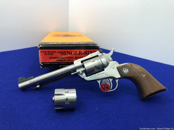 Ruger Single Six 5.5" *INTERCHANGEABLE .22LR/.22MAG CYLINDERS* Superb Piece