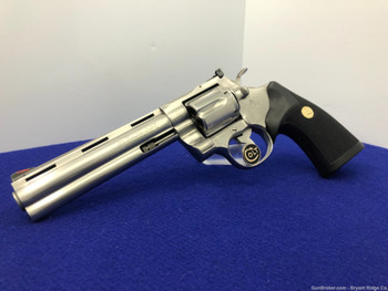 1986 Colt Python .357 Mag 6" *LEGENDARY STAINLESS PYTHON* Superb Example