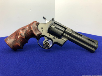 1978 Colt Python .357 Mag Blue 4" *ASTONISHING COLT SNAKE REVOLVER* 