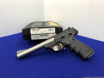 2010 Browning Buckmark .22LR Stainless/Black 5.5"*AWESOME SEMI-AUTO PISTOL*