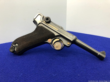 DWM Luger 1914 Model .9mm Luger Blue 4" *AMAZING PIECE*