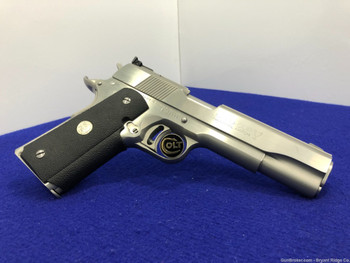 1991 Colt Gold Cup National Match .45acp Stainless 5"*OLD NEW STOCK EXAMPLE