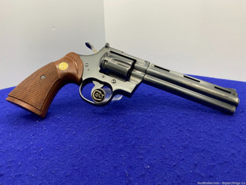 1977 Colt Python .357 Mag Blue 6" *CLASSIC COLT SNAKE REVOLVER*