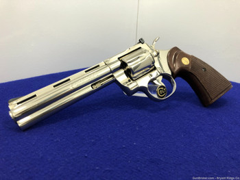 Colt Python .357 Mag 6" *DESIRABLE NICKEL FINISH MODEL* Gorgeous Example