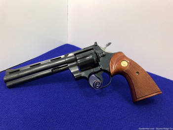1972 Colt Python .357 Mag Blue 6" *STUNNING SNAKE SERIES* Beautiful Example