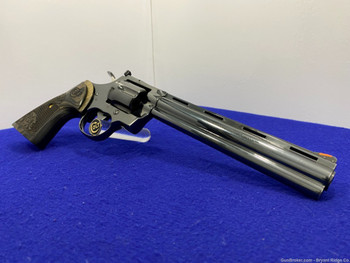 1987 Colt Python .357 Mag Blue *DESIRABLE 8" VENTILATED RIBBED BARREL*