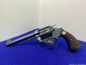 1941 Colt Police Positive .38 Special Blue 5" *SECOND ISSUE MODEL*