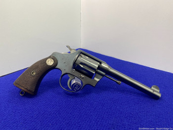 1941 Colt Police Positive .38 Special Blue 5" *SECOND ISSUE MODEL*