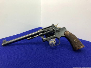 Smith Wesson 22/32 Hand Ejector .22 LR Blue 6" *EXCELLENT REVOLVER*