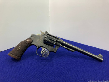 Smith Wesson 22/32 Hand Ejector .22 LR Blue 6" *EXCELLENT REVOLVER*