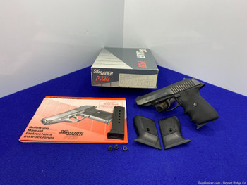 1992 Sig Sauer P230 9mm Black 3 1/2"*ORIGINAL GRIPS INCLUDED* Amazing Piece