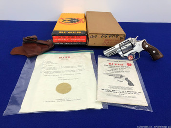 1973 Ruger Speed Six .357 Mag Stainless 2.75" *INCLUDED FACTORY LETTER*