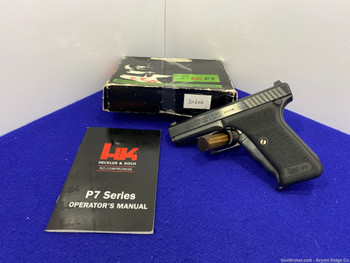 Heckler & Koch P7 M8 9mm Black *RARE SQUEEZE COCKER MODEL* Amazing Piece