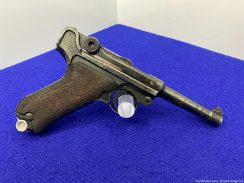 1941 Mauser P.08 Luger 9mm Blue 4" *BEAUTIFUL WWII ERA GERMAN PISTOL*