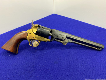 2009 Pietta Brass 1851 Navy 36 Blue/Brass 7.5" *BLACK POWDER REVOLVER*