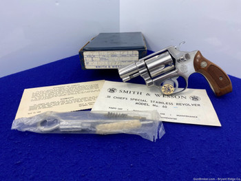 Smith Wesson 60 .38 Special Stainless *SCARCE & SUPERB EXAMPLE*