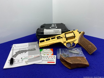 Chiappa Rhino 60 DS .357mag -GOLD- 6" *AWESOME ITALIAN MANUFACTURED PIECE*
