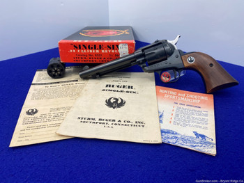 1969 Ruger Single-Six .22 Cal Blue 5.5" *DESIRABLE 3 SCREW MODEL*
