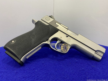 1990 Smith & Wesson 1076 10mm Stainless 4 1/4" *GORGEOUS SEMI AUTO PISTOL*