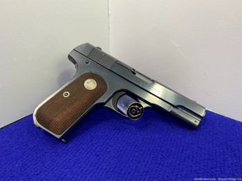 1926 Colt 1908 .380ACP Blue 3 3/4" *ABSOLUTELY PHENOMENAL EXAMPLE* Amazing