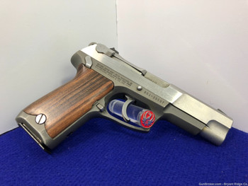 1990 Ruger P85 MKII 9mm Stainless 4 1/2" *AMAZING SEMI AUTO PISTOL EXAMPLE*