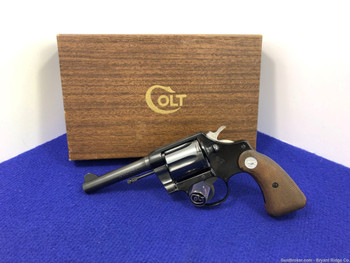 1968 Colt Cobra .38 Sp Blue 4" *AMAZING NEW OLD STOCK EXAMPLE* Stunning 