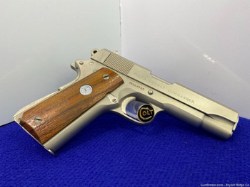 Colt Combat Commander .45 ACP 4 1/4" *DESIRABLE RARE SATIN NICKEL FINISH* 