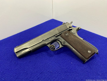 Colt 1911A1 Military .45 ACP Blue 5" *WWII MODEL SEMI AUTOMATIC PISTOL*