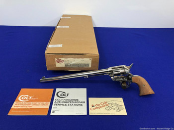 1980 Colt Buntline Single Action Army .44 Special 12" *RARE NICKEL FINISH* 