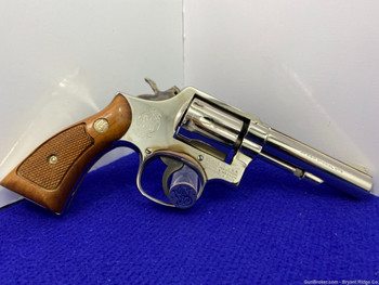 1979 Smith Wesson 10-8 .38 S&W Nickel 4" *STUNNING DOUBLE ACTION REVOLVER*