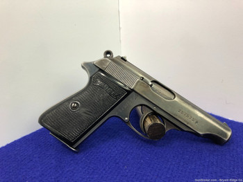WWII Walther PP .22 LR Blue 3 7/8" *ISSUED TO GERMAN OFFICERS DURING WWII* 