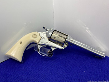 1907 Colt Bisley .38 WCF Stainless 4.75"*HISTORICAL SINGLE ACTION REVOLVER*