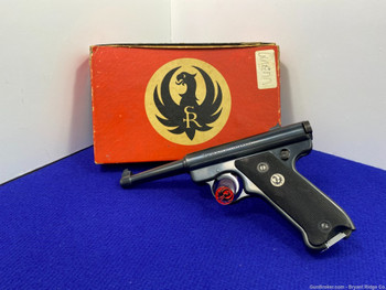 1954 Ruger Standard .22 LR Blue 6" *INCREDIBLE FIND* Perfect Example
