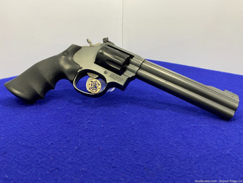 1996 Smith Wesson 17-8 .22 LR 6" *ULTRA RARE BEAD BLAST BLUE & FULL LUG*
