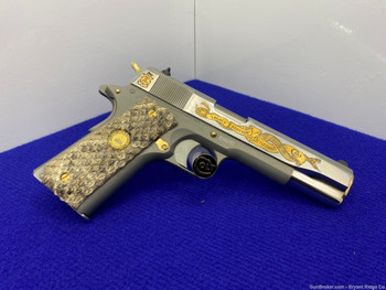 Colt 1911 Rattlesnake 45acp ULTRA RARE 8th SNAKE Absolutely Incredible Colt