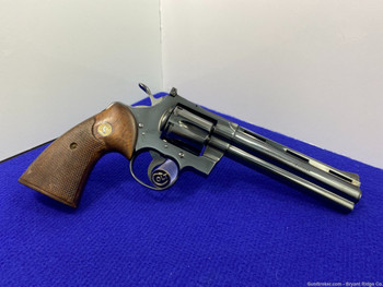 1975 Colt Python .357 Mag Blue *LEGENDARY SNAKE REVOLVER* Stunning Example
