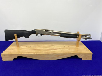 Remington 870 Marine Magnum 12Ga *HEAD TURNING ELECTROLESS NICKEL FINISH* 