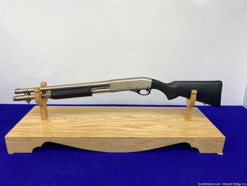 Remington 870 Marine Magnum 12Ga *HEAD TURNING ELECTROLESS NICKEL FINISH* 