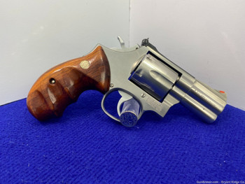 1987 Smith Wesson 686-2 .357 Stainless 2.5" *POLISHED FINGER GROOVED GRIPS*