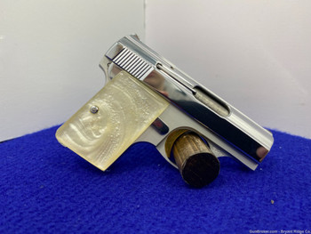 Browning "Baby" Model 6.35mm 2" *STUNNING CHROME/ALUMINUM FINISH*
